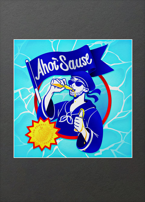 AHOI SAUSE 2024 - Feierabend | STICKER 10x10cm