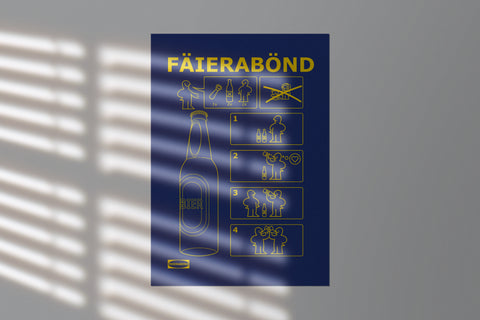 FÄIERABÖND - Feierabend | POSTER